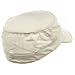 Washed Cotton Fitted Army Cap-White W32S33F