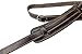 Walker & Williams C-18-BRN Vintage Style Guitar Strap In Premium Dark Brown Leather Extra Long Up To 61