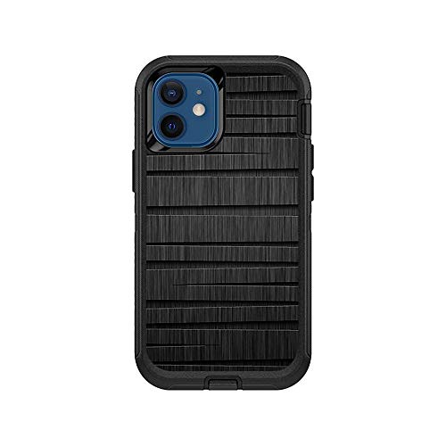 MightySkins Skin Compatible with OtterBox Defender iPhone 12 Mini - Carved Wood…