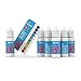 Qimius pH Test Kit, pH Drops For Drinking Water | Value 6-Pack Bundle of 10ml Bottles | Includes pH Scale Chart and 50ml Testing Tube