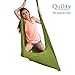 Quility Indoor Therapy Swing for Kids with Special Needs | Lycra Snuggle Swing | Cuddle Hammock for Children with Autism, ADHD, Aspergers | Ideal for Sensory Integration (Up to 165lbs, Green)