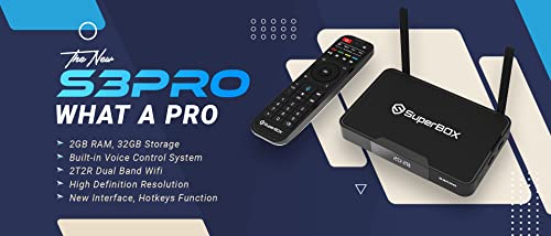 Generic SUPERBOX S3 PRO 2GB+32GB - Dual-Band Wi-Fi