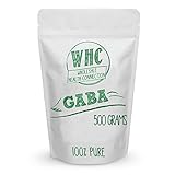 GABA Powder 500g (2000 Servings) | Nootropic Supplement | Promotes Calm Relaxation and Stress Relief | Sleep Aid | Enhanced Muscle Mass | Faster Recovery Time