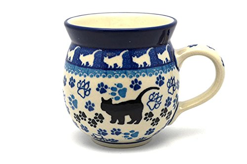 Polish-Pottery-Mug-11-oz-Bubble-Boo-Boo-Kitty Polish Pottery Mug – 11 oz. Bubble – Boo Boo Kitty