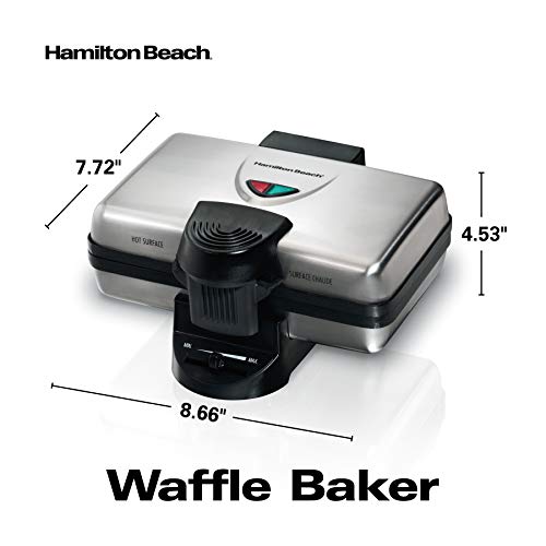 6 Hamilton+Beach+Belgian+Waffle+26009