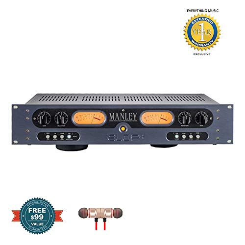 Manley Labs ELOP+ Electro-Optical Vacuum Tube Limiter/Compressor includes Free Wireless Earbuds - Stereo Bluetooth In-ear and 1 Year Everything Music Extended Warranty - Thumbnail 4