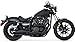 Vance & Hines Twin Slash Staggered Exhaust Black 48531