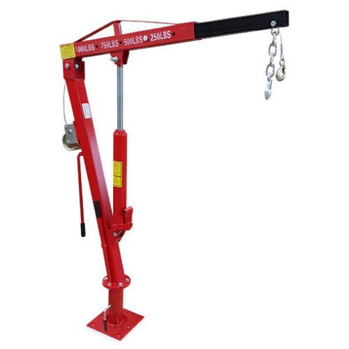 Prohoists Hitch Mounted Winch Pickup Truck Jib Crane Helps Lift Boats