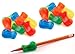 The Pencil Grip Neon, Universal Ergonomic Training Gripper for Righties and Lefties, 12 Count Assorted Colors (TPG-11312)