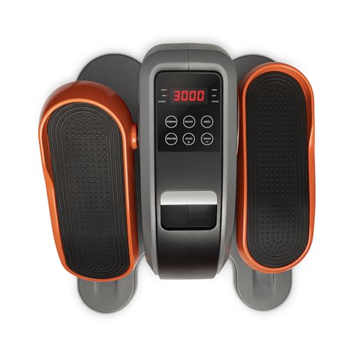 HOMESTYLE EL BIENESTAR EN TU HOGAR | Maquina Eliptica Motorizada para Hacer Ejercicio 3 Programas de Entrenamiento 10 Velocidades Mejora la Circulacion de Piernas y Pies Portatil Mini, Quema Calorias
