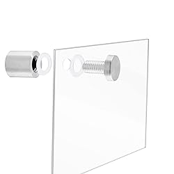 Zorveiio 3/4" x 1" Sign Standoff Screws Wall