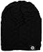 ZENCO Men Winter Handcrafted Knitted Baggy Slouchy Beanie Hat Black