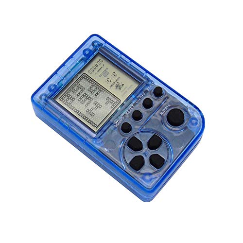 Nifera Retro Mini Keychain Pendant Game Tetris Game Console Toy Built-in 26 Games Travel Portable Gaming System Electronics Machines Gaming Gift Present for Boy Kids