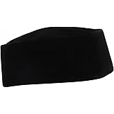 Mens Muslim Hat 59cm Breathable Skull Cap Black Southeast Asian Malay Islamic Worship Soft Golden Velvet Hat Male Head Cap Muslim Kufi for Men Adult