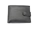 Premium Mens Soft Black Leather Keychain Wallet and Credit Card Holder - Holds 9 Credit Cards, 1 ID Card & Notes