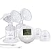 Double Electric Breast Pump, MeaMae Care Single/Double Breast Pumps Electric with 9 Adjustable Suction Levels and Portable Micro USB Charging Port, Breast Massage for Mom's Comfort