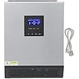 3KVA 2400W 120V Stainless Steel Solar Inverter with AC and Solar Charger Modes