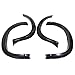Fender Flares Compatible With 2007-2013 Toyota Tundra, Black ABS Pocket Style Wheel Cover Protector Vent Trim by IKON MOTORSPORTS