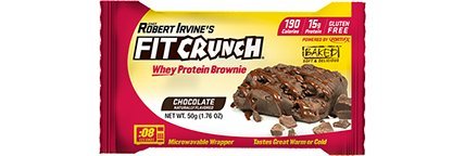 FIT CRUNCH BROWNIES- CHOCOLATE Flavour , 12 Brownies, 21.16 oz