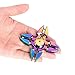 STRESS SPINNER Colorful Camo Fidget Tri Hand Spinning Finger Toy Stocking Stuffer for ADHD EDC Focus Relieves Anxiety and Boredom (Style 08)