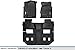 MAXLINER Floor Mats 3 Row Liner Set Black for 2015-2019 Chevrolet Suburban / GMC Yukon XL (with 2nd Row Bucket Seats)