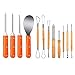 Halloween Pumpkin Carving Tools-12 Piece Set Pumpkin Carving Set Stainless Steel Carving Tools for Easily Carve Halloween-Lanterns Pumpkins.