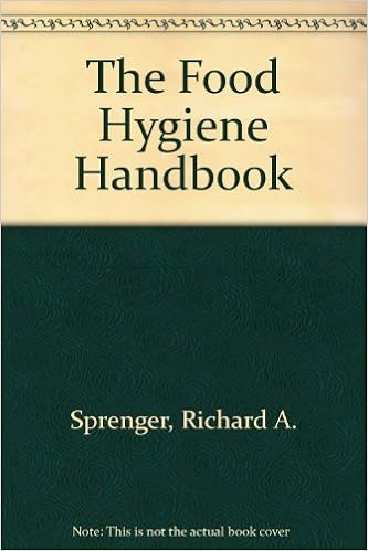 The Food Hygiene Handbook Amazoncouk Richard A Sprenger - 