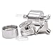 Powder Spice Grinder Hand Mill Funnel，Aluminum Spice Mills Powder Grinder Travel Set With Accessories by DmHirmg (Sliver 1 pc)