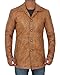 Men's Leather Jacket Brown - Real Lambskin Leather Coat Men