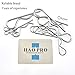 Hao Pro Hitch pins Clips Cotter pins Spring Clip Hair pins 12 Pack Kit 6 Sizes Strong Spring Tension Thicker Sturdy for Trailer Ball Tow bar Tractors Mower carts Truck hitches