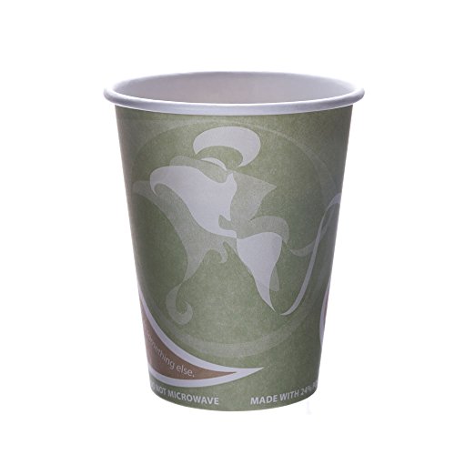 Eco-Products Evolution World 24% Recycled Content Hot Cups, 12 oz, Case of 1000 (EP-BRHC12-EW)