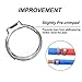 ISPINNER 40pcs 3/4 Inch PEX Cinch Clamps, 304 Stainless Steel Cinch Crimp Rings Pinch Clamps for PEX Tubing Pipe Fitting Connections (3/4 Inch)