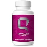 Q Vitalize Women - Q Sciences Natural Energy Booster | Amino Acid Supplement | Best Muscle Building Supplement | Energy Vitamins | Herbal Supplement | Dietary Supplement Capsules 150 capsules