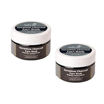 geranium charcoal face wash
