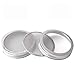 Stainless Steel Sprouting Lids for Wide Mouth Mason Jars - Strainer Lid for Canning Jars and Seed Sprouting Screen