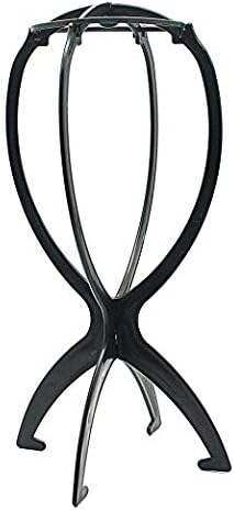 Hearts Shop Portable Wig Stand Holder Durable Plastic Folding Wig Display Tool Stable Wig Dryer