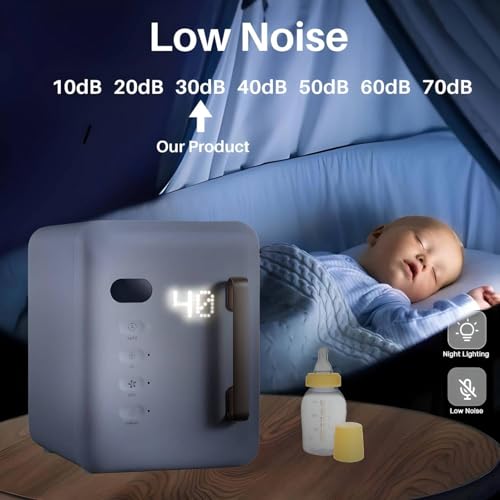 UV Sterilizer and Dryer, 22L Baby Bottle Sterilizer and Dryer, Multi-functional Disinfection Cabinet for Toys/Clothes/Beauty Tools/Tableware/Phone/Home Office Items