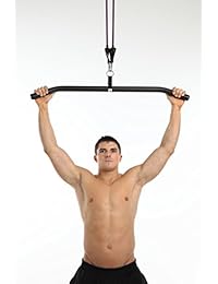 anazao Fitness Gear por AccuFitness multi-myo 1-STRAP Lat Bar (para su uso con bandas de resistencia)