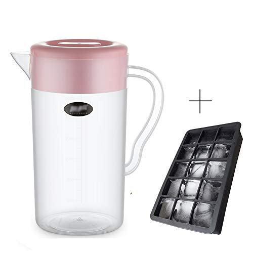 0.84 Gallon Plastic Water Pitcher with Lid/cover and Ice Cube Tray BPA-FREE Eco-Friendly Carafes Mix 0.84 Gallon Plastic Water Pitcher with Lid/cover and Ice Cube Tray BPA-FREE Eco-Friendly Carafes Mix
