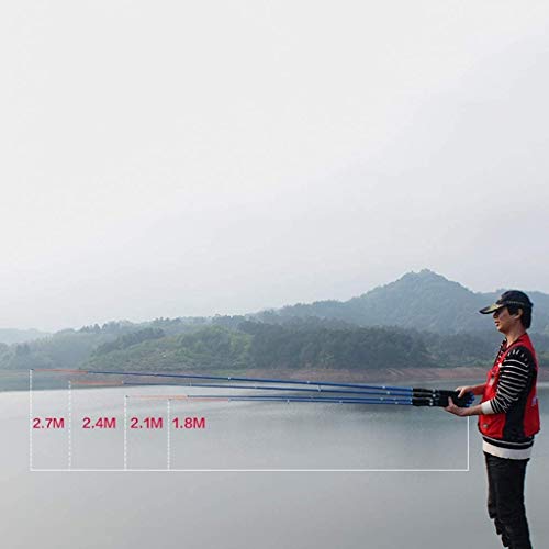 MGIZLJJ Angelrute Reel Teleskop Angelrute Combo Voll Kits for Junge Mädchen und Erwachsene Super leicht und super hart… – Bild 5
