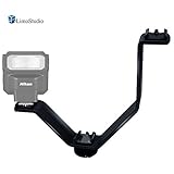 LimoStudio Triple Mount Cold Shoe V Mounting Bracket for Video Lights, Microphone, Monitor, Camera Accessories, Photo Studio, AGG2309