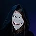 Gmasking 2020 PVC Halloween Election Horror New Year Kiss Me Cosplay Mask Costume Props (Red-Tooth)