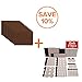 Furniture Pads - 10 Pack ON'H Self-Stick Felt Furniture Pads Hardwood Floors Protectors – 8” x 6” x 1/5” Sheet Cut Furniture Pads into Any Shape – Coffee