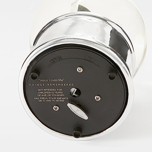 THINGS REMEMBERED Engraved Bless This New Baby Photo Musical Snow Globe