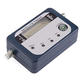 Amazon.com: Satellite Finder Signal Identifier Satellite Receiver TV Reception System Strength Meter Detector Pointer with Compass: Industrial & Scientific