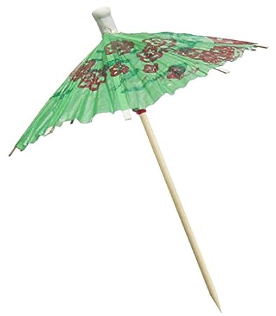 FACKELMANN 58622 170 Stück Eis Cocktail-Schirmchen