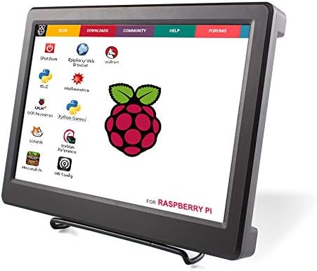ELECROW 10.1-Inch 2K Raspberry Pi 4 IPS Portable Screen Monitor 2560x1600 Ultralight HDMI Upgrade Version Display for Raspberry Pi/Gaming Consoles/PC/Camera/DVD/Home Office/CCTV Surveillance