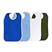 Terry Adult Reusable Bibs with Velcro Closure, 18