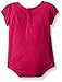 Adidas Baby Girls' Bodysuits, Shock Pink, 3 Months