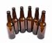 2dayShip 12 Ounce Amber Beer Bottles Pry Top Home Brew, Pack of 24